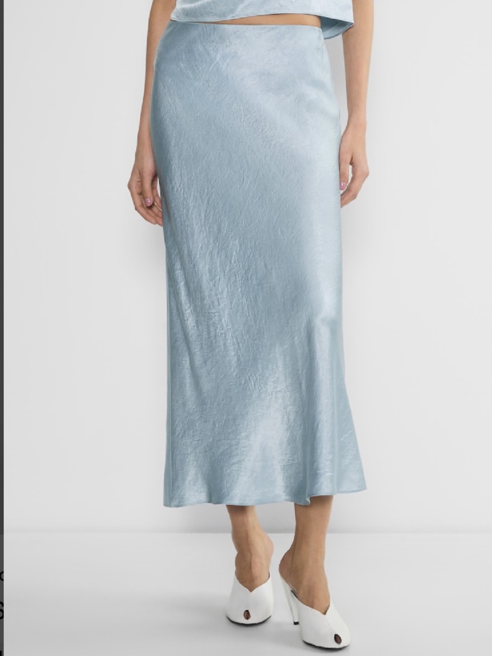 Babaton Slip Satin Maxi Skirt